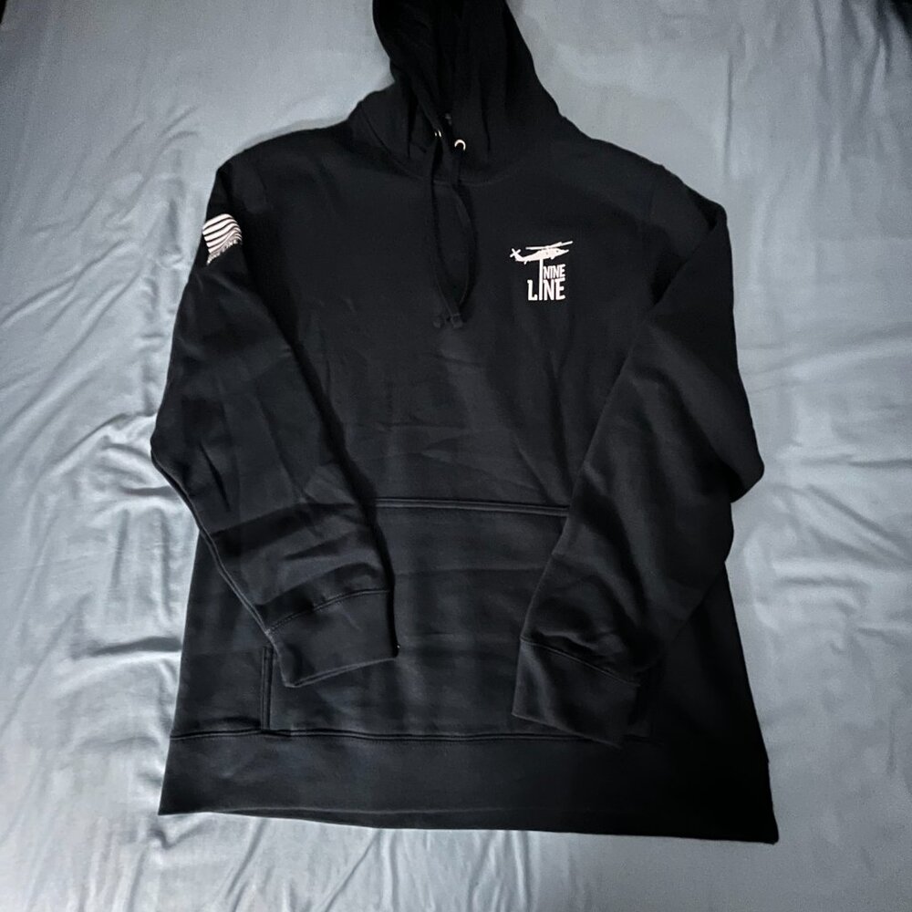 Nine Line Apparel Hoodie Mens Large Blue Flag USA Graphic - Picture 2 of 3